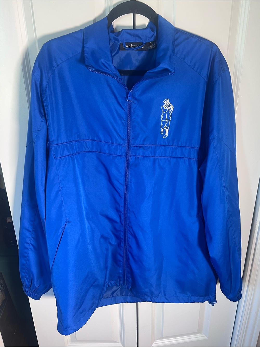 Dunbrooke Royal Blue Full-Zip Windbreaker Sz L